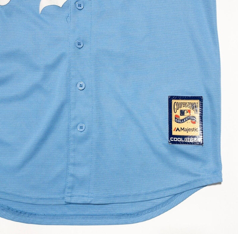 Brooklyn Dodgers Cooperstown Collection Jersey Fits Men's S/M Sandy Koufax Blue