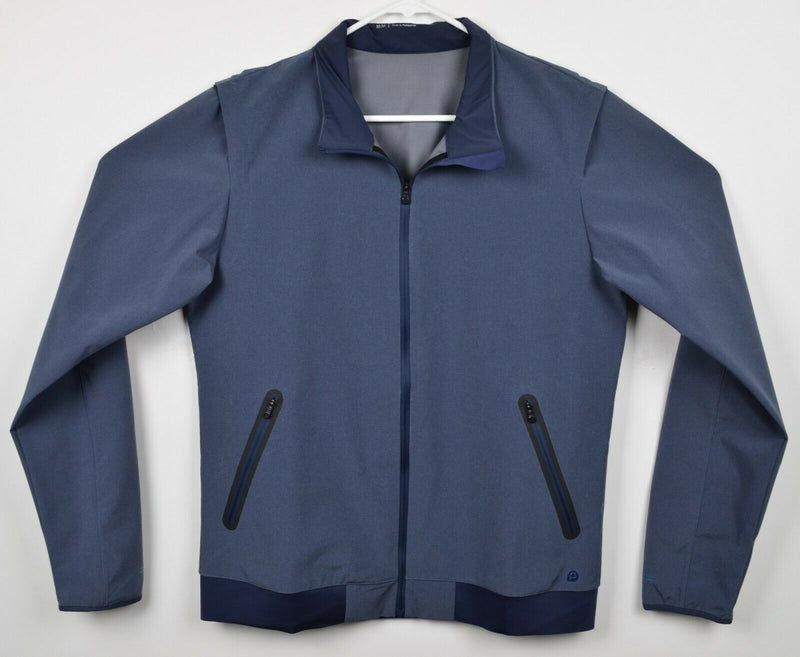 Brooks Men's Medium PureProject Jacket II Blue Full Zip Running Active Jacket