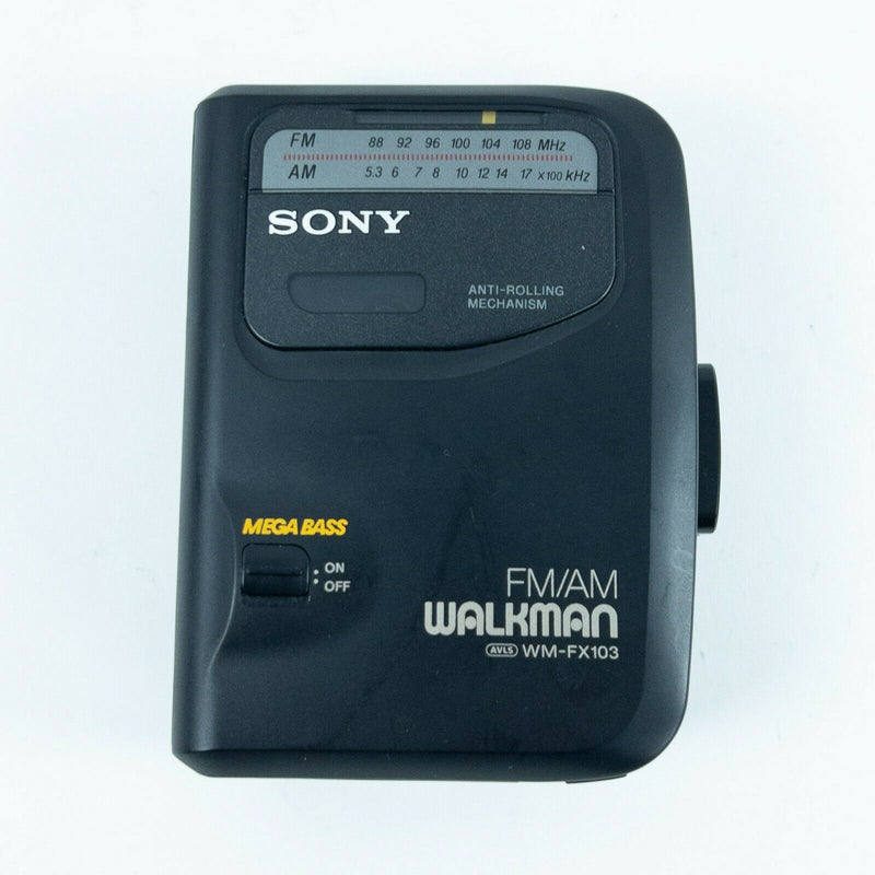 Sony WM-FX103 FM/AM Walkman Radio Cassette Player Mega Bass TESTED