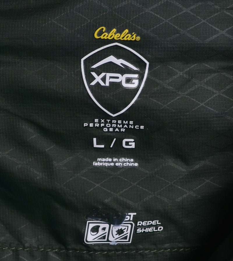 Cabela's XPG Men's Outkross Hybrid Dark Green Black Puffer PrimaLoft Jacket