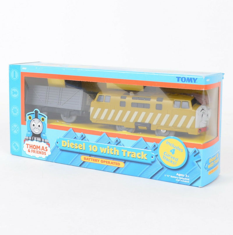 Diesel 10 with Track Thomas & Friends TOMY Motorized Train Set Battery Operated