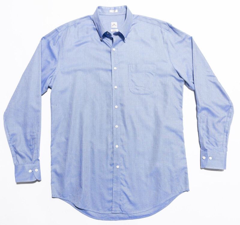 Peter Millar Nanoluxe Easy Care Shirt Mens LT Large Tall Long Sleeve Button-Down