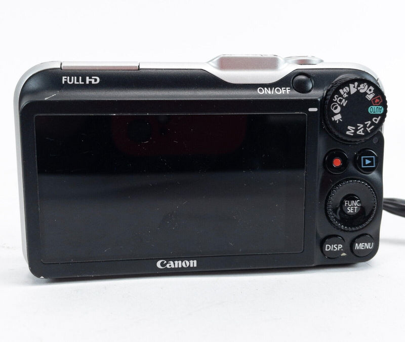 Canon PowerShot SX230 HS 12.1mp Digital Camera Black Tested Working PC1587