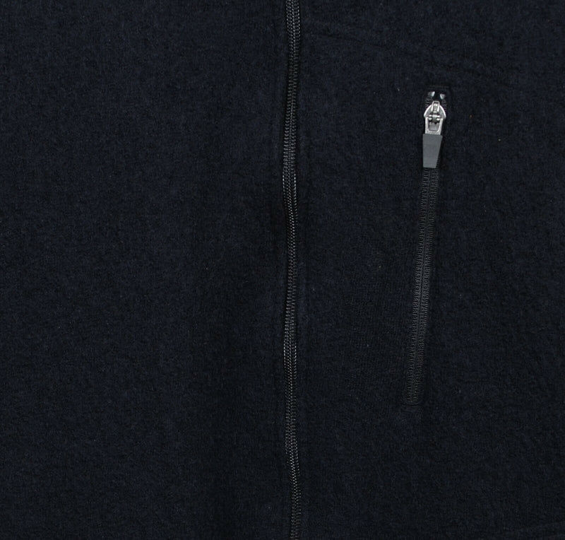 Merrell Men's 2XL Wool Full Zip M-Select Regulate Wick Black Sweater Jacket