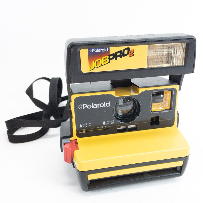Polaroid Job Pro 2 Instant Film Camera 600 Lot of 2 Bag Box Vintage