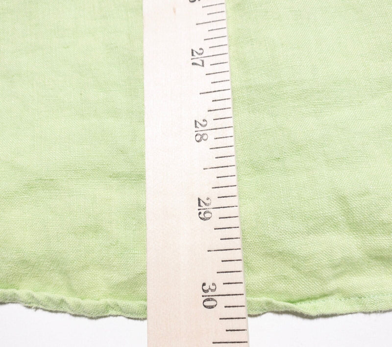 Polo Ralph Lauren Linen Shirt Men's Medium Button-Down Lime Green Preppy
