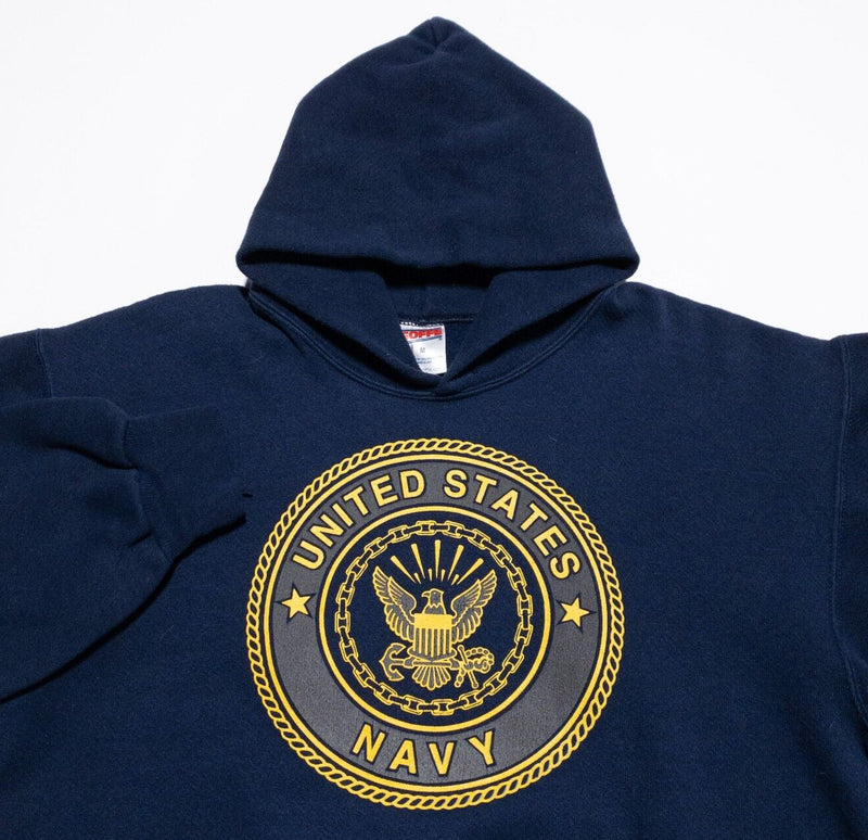 Vintage United States Navy Hoodie Soffe Men's Medium US Navy Pullover Sweatshirt