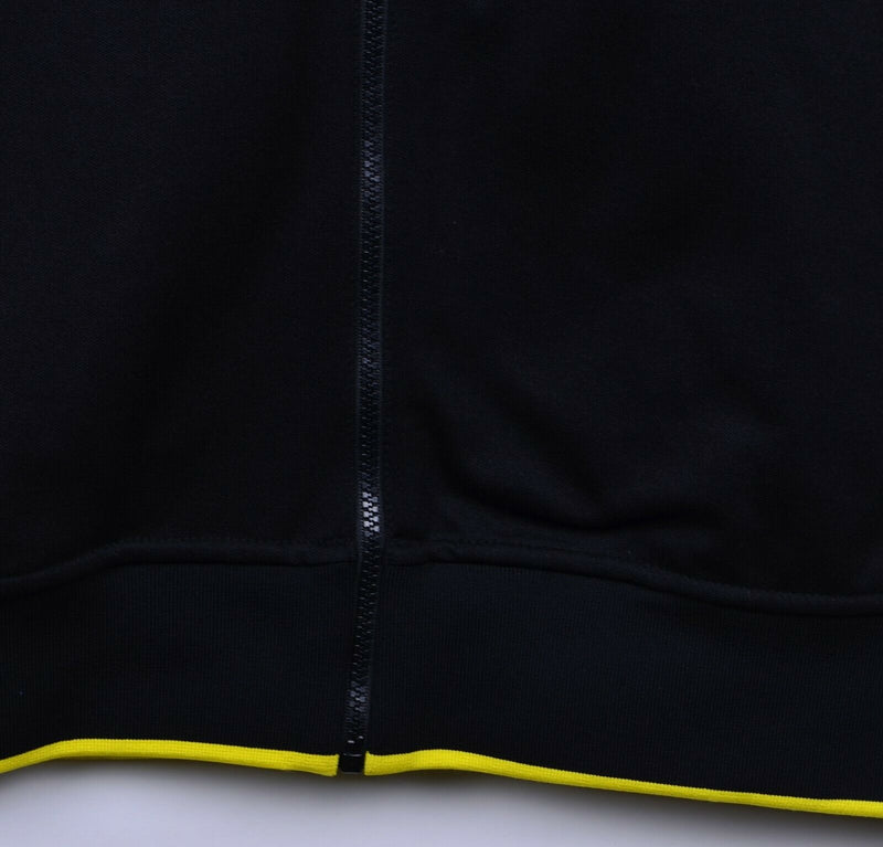 Polo Sport Ralph Lauren Men's XL Black Yellow Thermovent Athletic Track Jacket