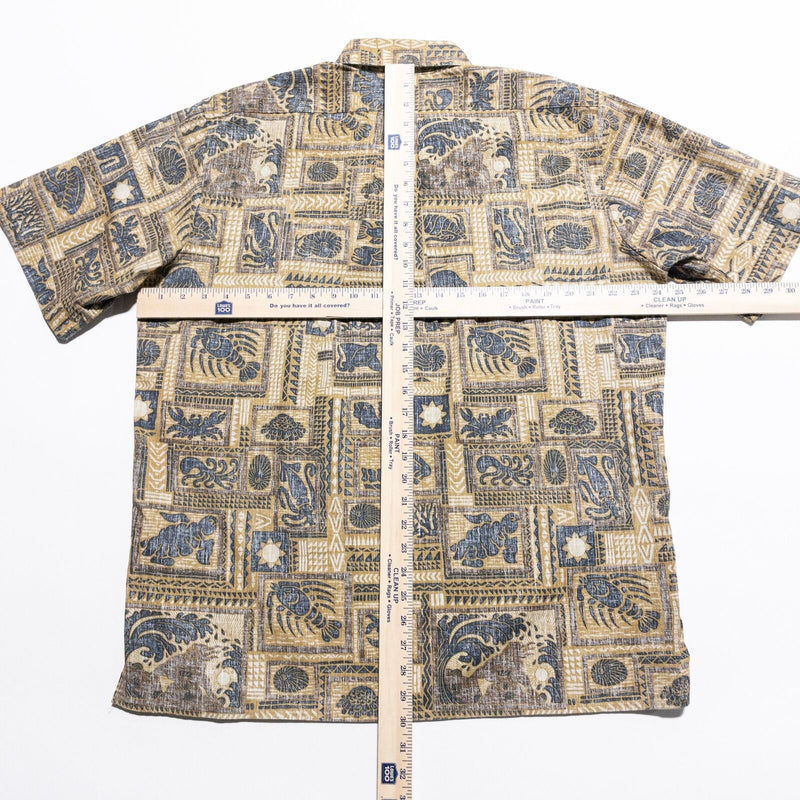 Reyn Spooner Dietrich Varez Hawaiian Shirt Men's Large Animal Print Aloha