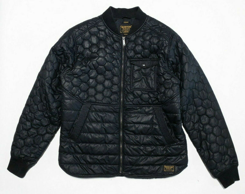 Burton DryRide Mallett Jacket Quilted Puffer Snowboarding Black Men's XL