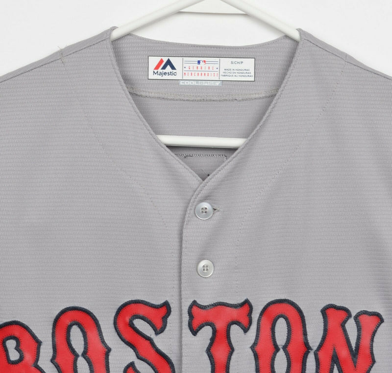 Boston Red Sox Men's Small David Ortiz Majestic Coolbase Gray Baseball Jersey