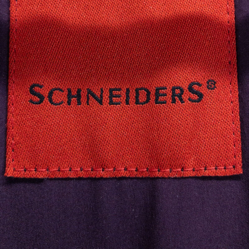 Schneiders Salzburg Overcoat Men's 42 Wool Cashmere Blend Gray Full Zip Lined