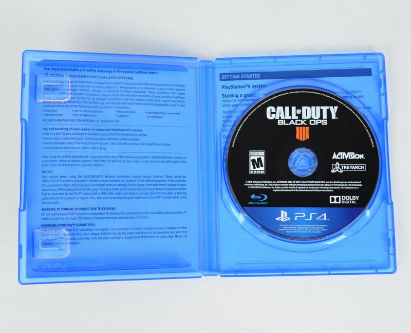 Call Of Duty Black Ops 4 IIII (Sony PlayStation 4, 2018) PS4