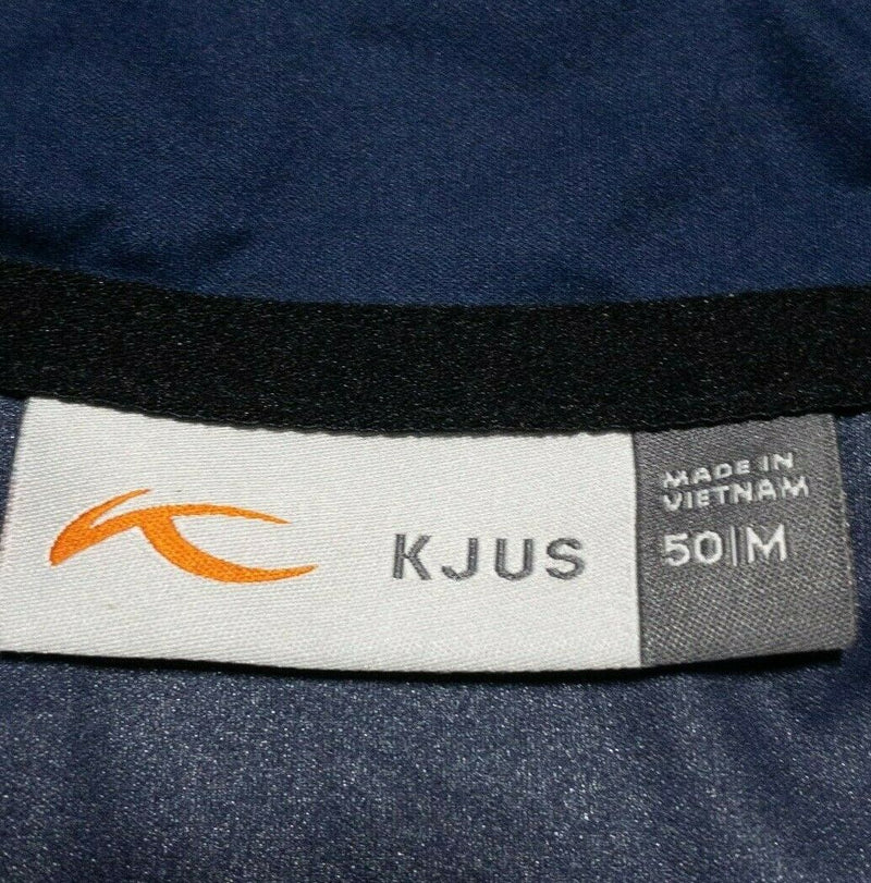 KJUS Dorian Jacket Men's Medium/50 Navy Blue Golf Full Zip Lightweight Wicking