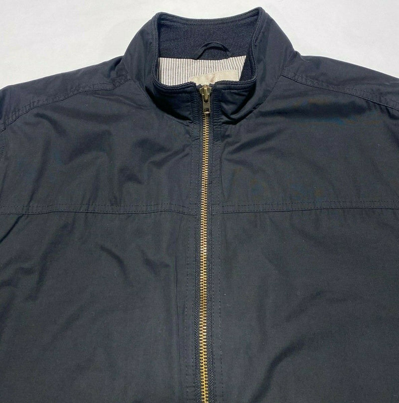 The Territory Ahead Men's XL Solid Navy Blue Lined Full Zip Bomber Jacket