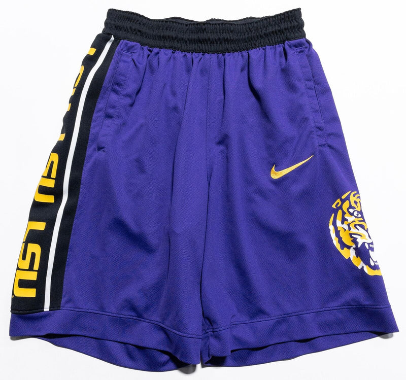 LSU Tigers Nike Shorts Men's Medium Purple Black College Basketball Stretch