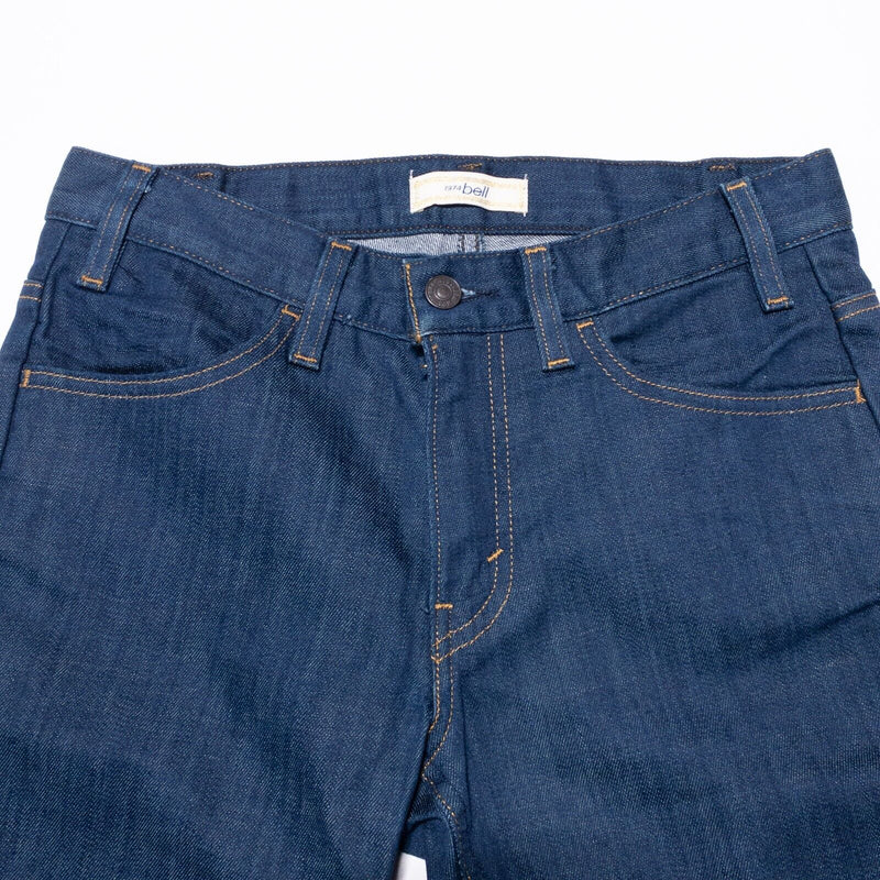 Levi's 1974 Bell Bottom Jeans Women's 4M/27 Dark Blue Wash Retro Inspired Modern