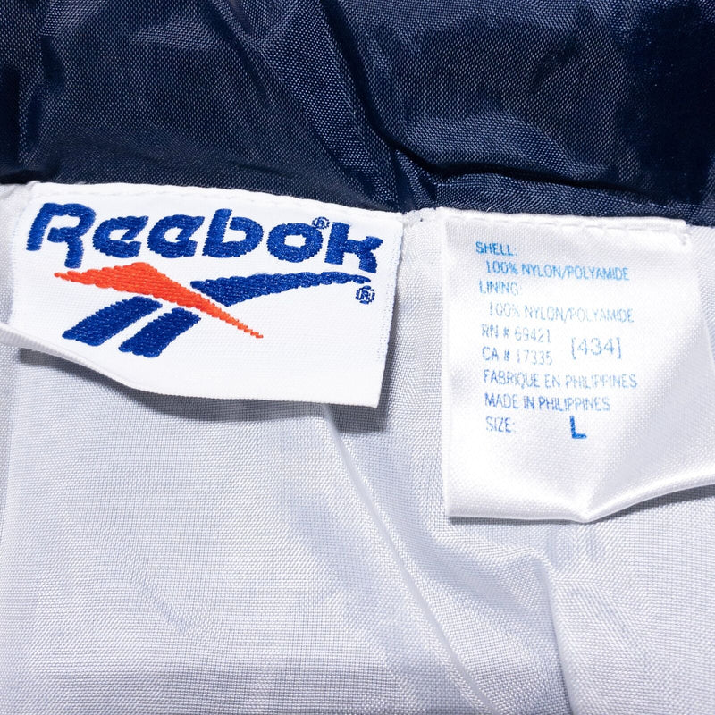 Vintage Reebok Tracksuit Men's Large Logo Geometric Set Jacket Pants Navy Green