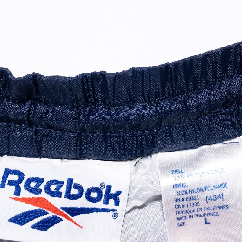 Vintage Reebok Tracksuit Men's Large Logo Geometric Set Jacket Pants Navy Green