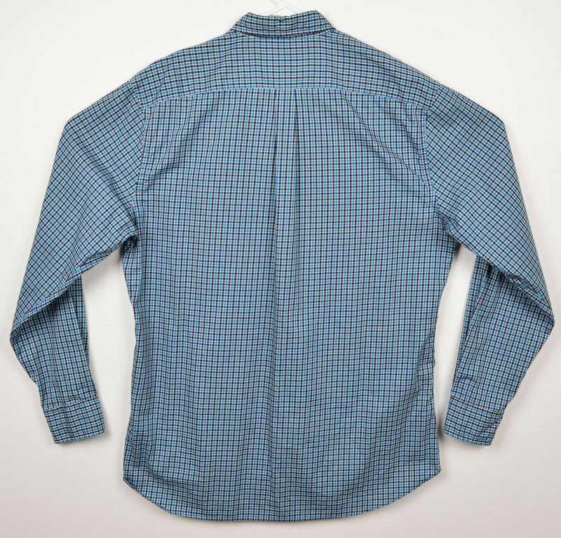 J. Press Men's 2XL Blue Plaid Trunk Club Exclusive Long Sleeve Button-Down Shirt