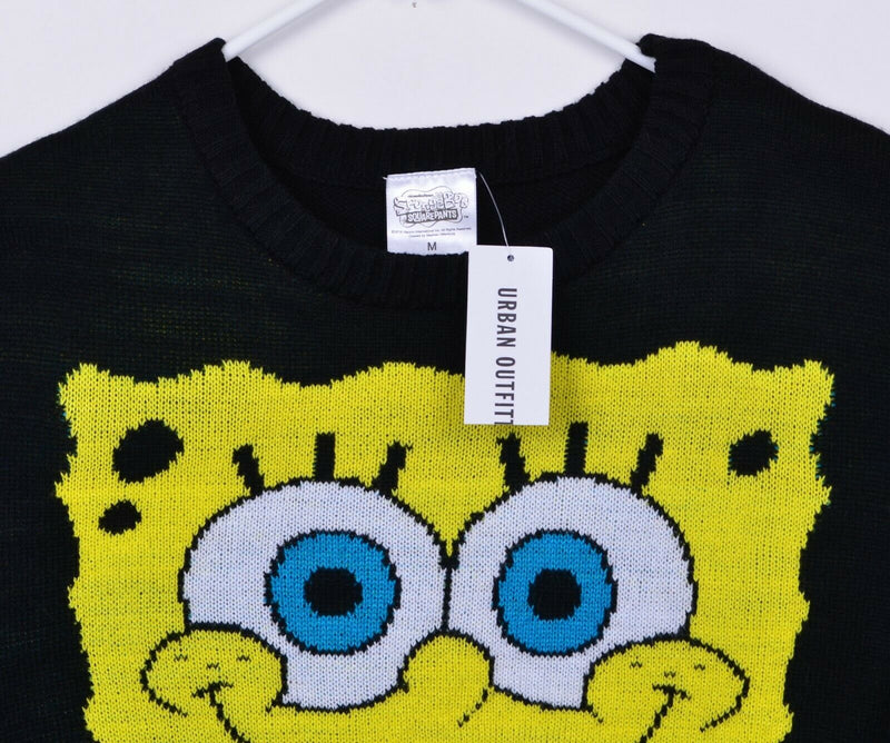 Spongebob Squarepants Men's Sz Medium Black Crew Neck Urban Outfitters Sweater