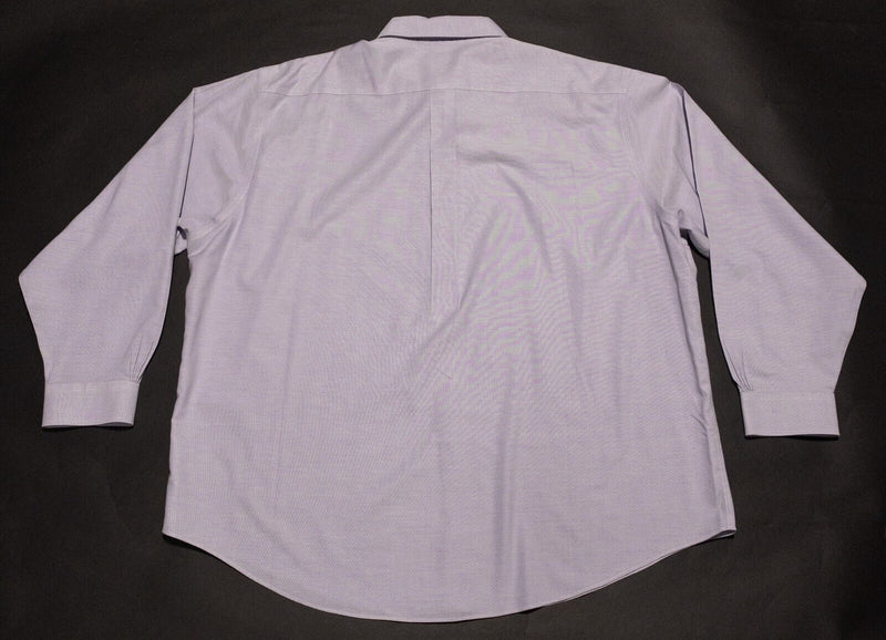 Brooks Brothers Shirt Men's 2XL Long Sleeve Button-Down Solid Purple Sheep Logo