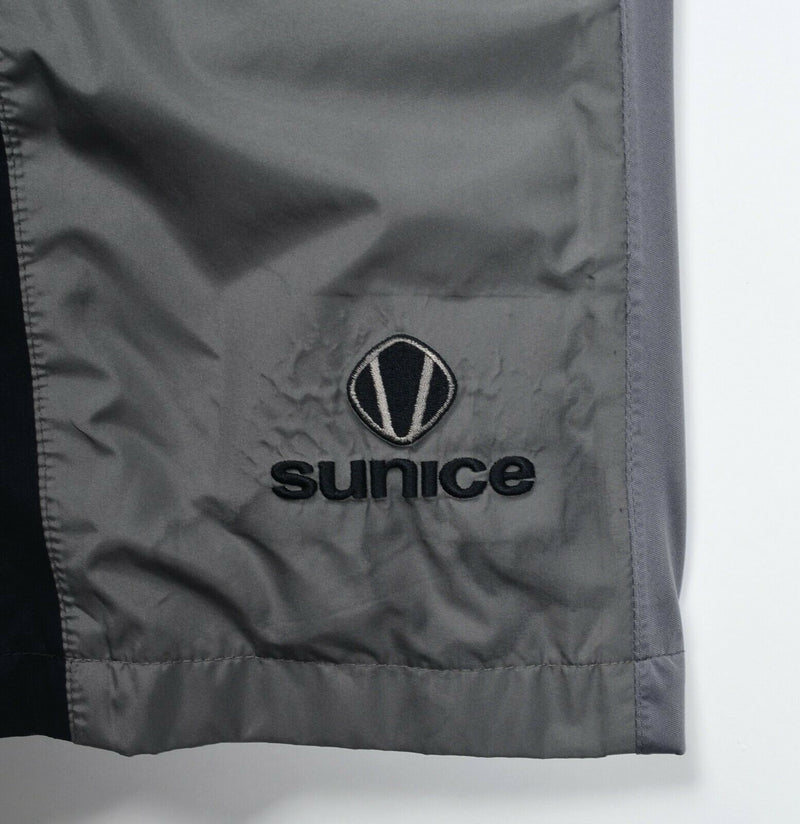 Sunice Typhoon Men's XL Half-Zip Black Gray Short Sleeve Windshirt Golf Jacket