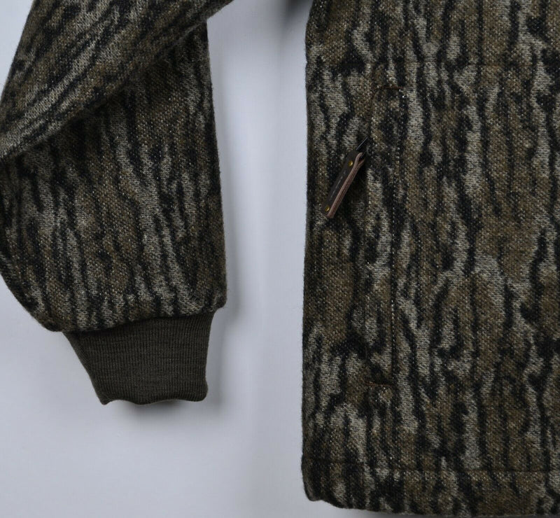 Filson Mossy Oak Men's Small Mackinaw Wool Field Jacket Bottomland Camouflage