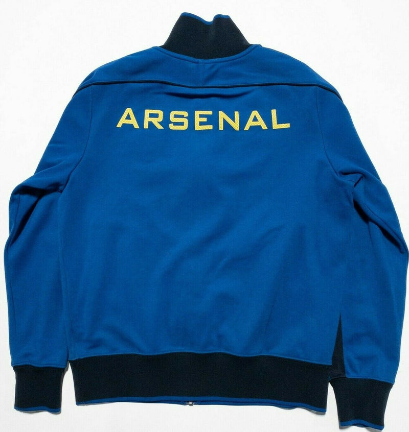 Arsenal FC Nike Men's Medium Blue Full Zip Soccer Football Warm-Up Jacket