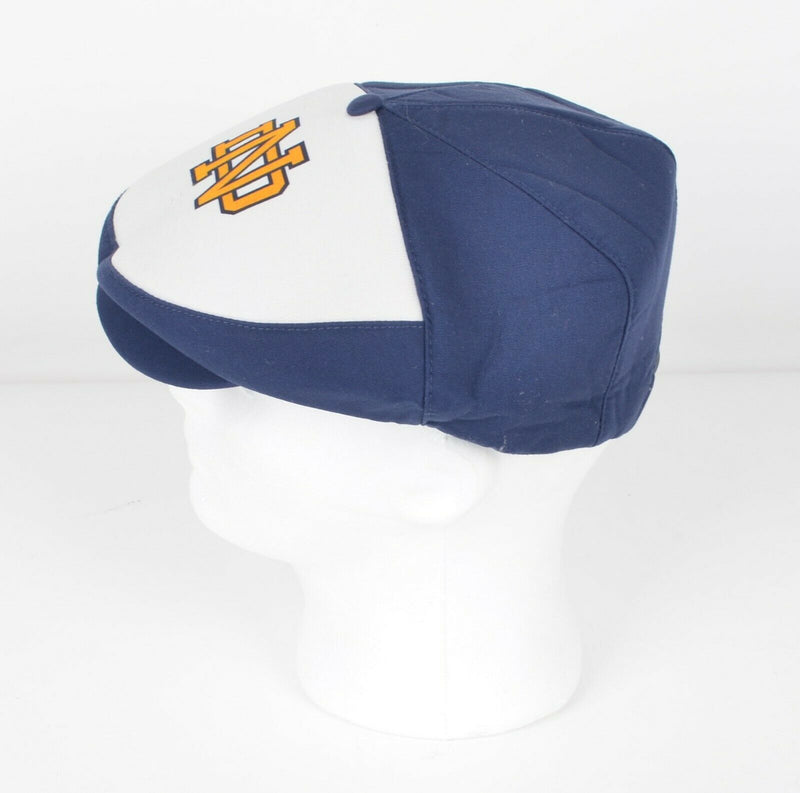 Vtg Notre Dame Men's One Size Champion Navy Blue White ND Newsboy Hat Cap