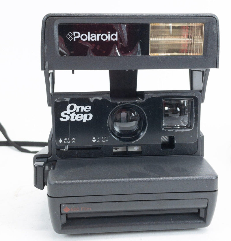 Lot Polaroid One Step 600 + Close Up Instant Film Cameras w/ Strap Lot of 3
