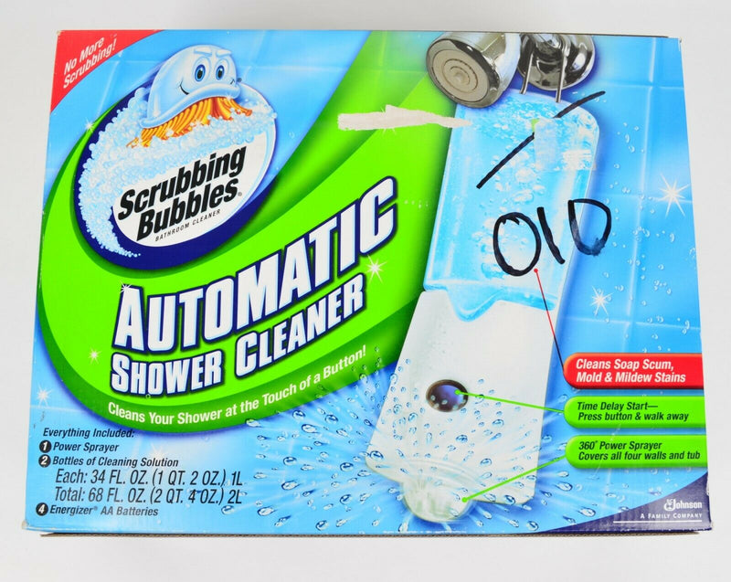 Scrubbing Bubbles Automatic Shower Cleaner Kit With 2 - 34oz Refills