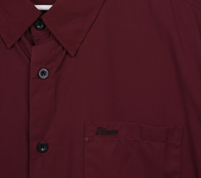 Dixxon Flannel Co Men's Sz 2XL Bamboo Polyester Blend Burgundy Red Button Shirt