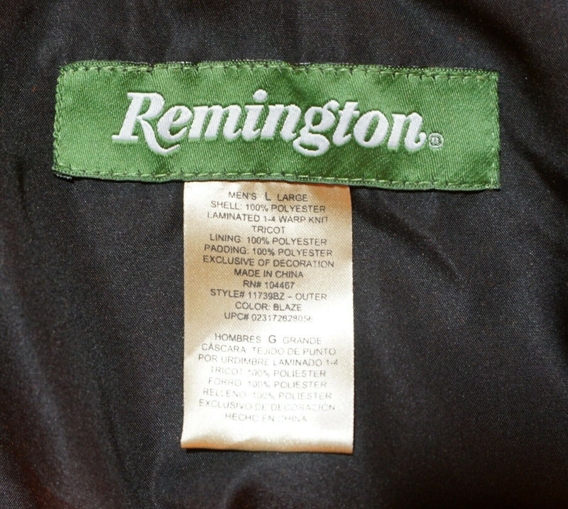 Remington Men's Large Hunting Blaze Orange Hooded Full Zip 3-in-1 Jacket