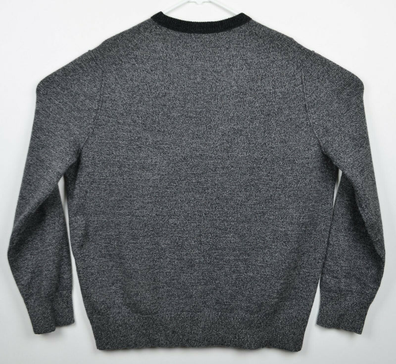 Banana Republic Filpucci Men's Medium Gray Merino Wool Crewneck Pullover Sweater