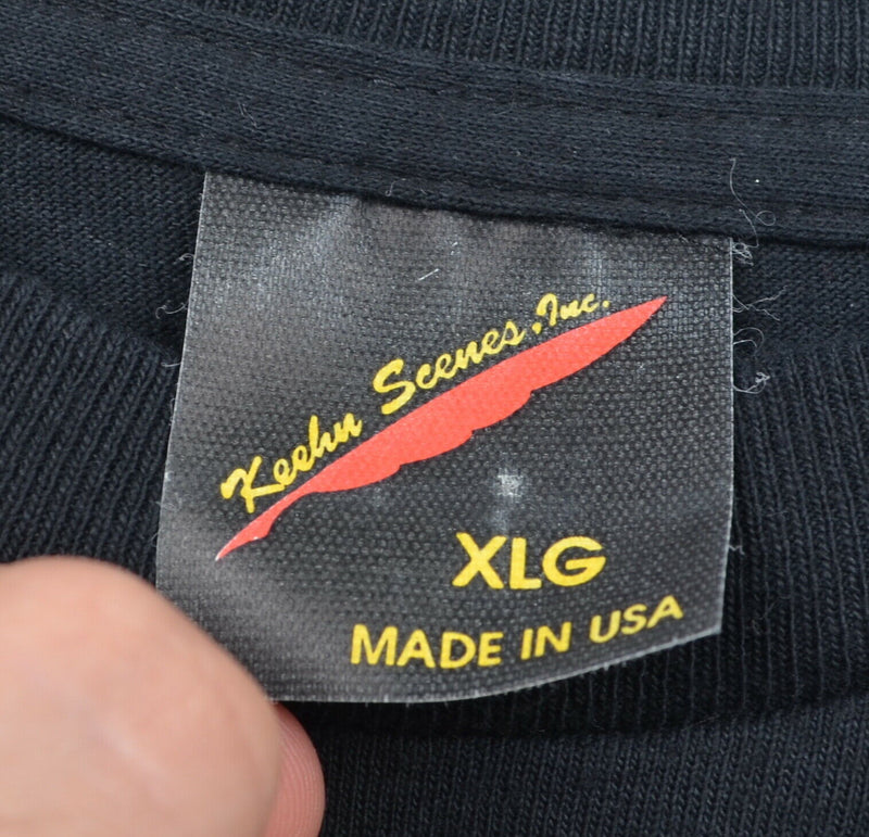 Vtg 90s Star Wars Men's XL Battle Graphic Metallic Single Stitch Graphic T-Shirt