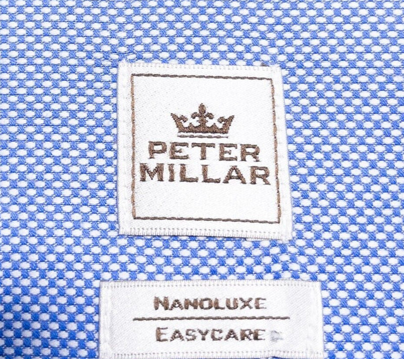 Peter Millar Nanoluxe Easy Care Shirt Mens LT Large Tall Long Sleeve Button-Down