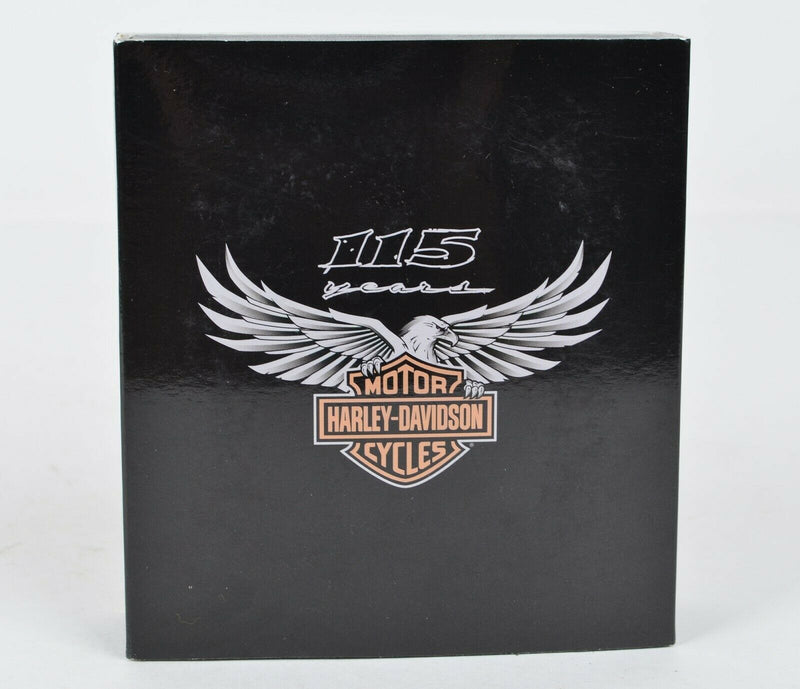 Harley-Davidson 115th Anniversary Medallion in a Box Leather Box Set SymbolArts