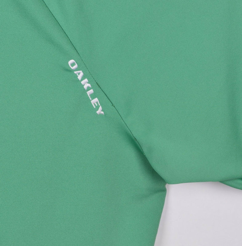 Oakley Hydrolix Men's Sz 2XL Green White Golf Polo Shirt