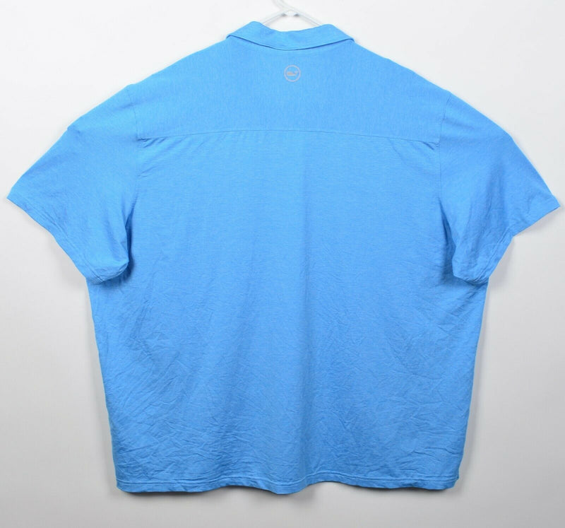 Vineyard Vines Performance Men's 4XLT (4XL Tall) Blue Whale Wicking Polo Shirt