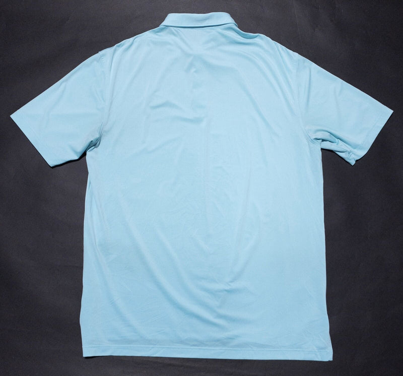 Peter Millar Summer Comfort Polo Large Men's Shirt Blue Whisper Rock Scottsdale