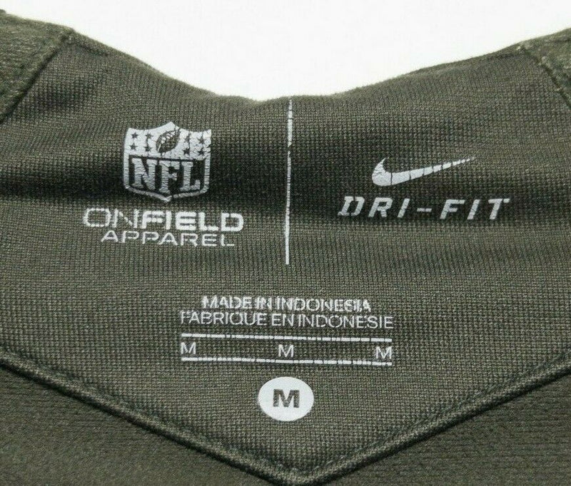 Chicago Bears Men's Medium Nike Salute To Service OnField Dri-Fit 1/4 Zip Top