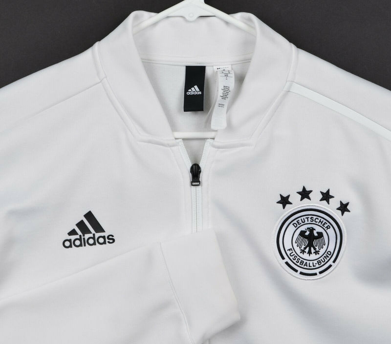 Germany Men's Sz Medium Adidas World Cup White Soccer Football Track Jacket