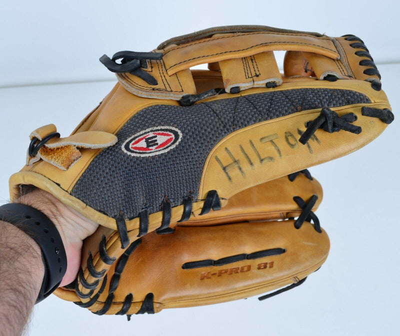 Easton K-Pro 81 Outfield Baseball Glove Right-Handed Thrower Leather 13"