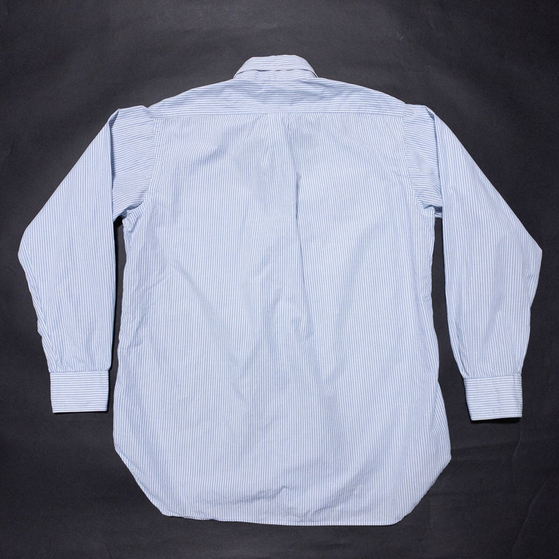 Gitman Bros. Vintage Shirt Men's 16-34 (Large) Blue Striped Button-Down USA