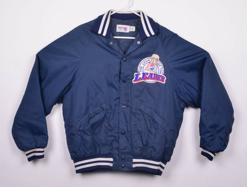 Vintage 80s Pepsi Delivery Men's Medium King Louie Pro-Fit Satin Bomber Jacket