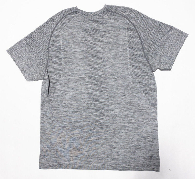 Lululemon T-Shirt XL Men's Crewneck Mesh Wicking Gray Short Sleeve
