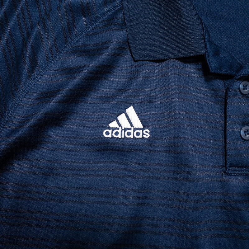 Robert Morris Colonials Adidas Polo Men's 2XL Blue ClimaLite Wicking Team Issue
