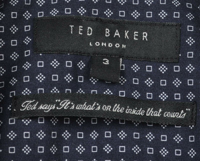 Ted Baker London Men's 3 Flip Cuff Floral Monkey Print Button-Front Shirt