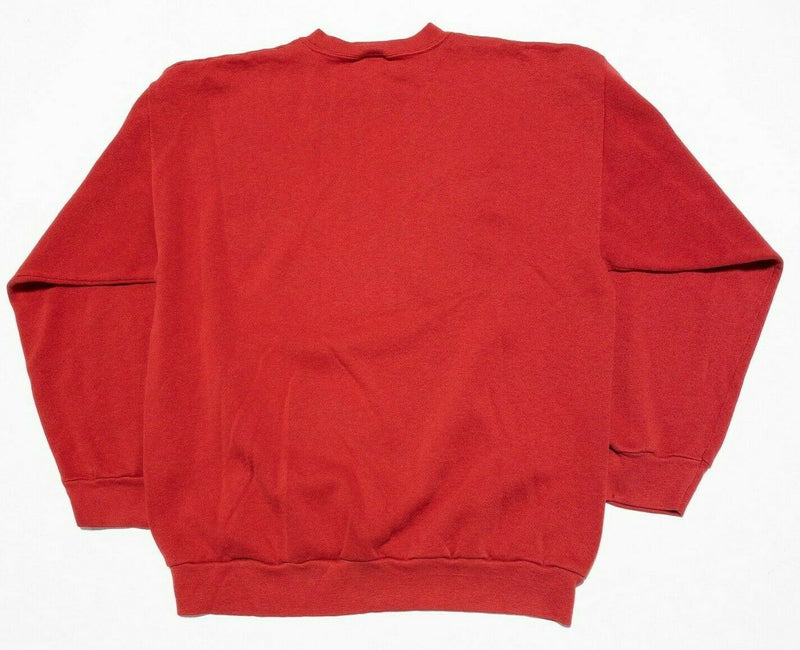 Arizona Wildcats Basketball Artex Red Crewneck Vintage 90s Sweatshirt Men Large